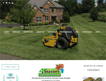 Tablet Screenshot of landscaping4seasons.com